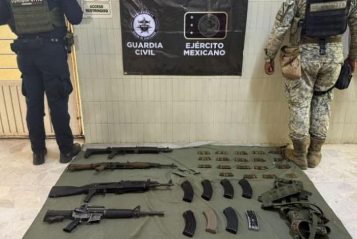 Aseguradas cuatro armas largas y tres vehículos, uno con blindaje, en Apatzingán: SSP
