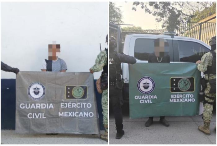 Asegurados dos hombres, un arma de fuego y droga en Apatzingán: SSP