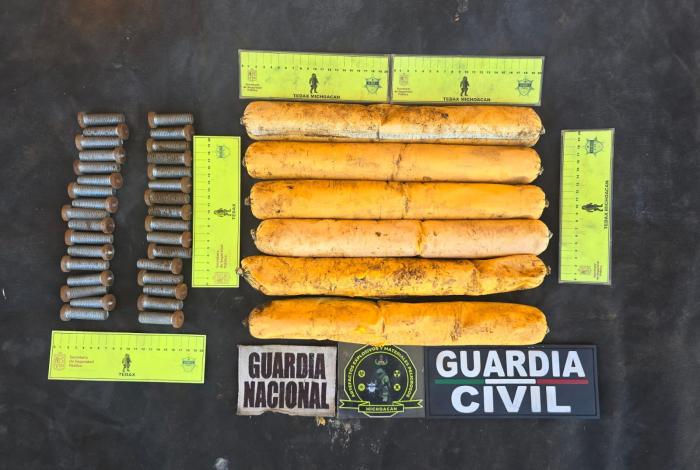 Aseguran expl0sivos en Nahuatzen