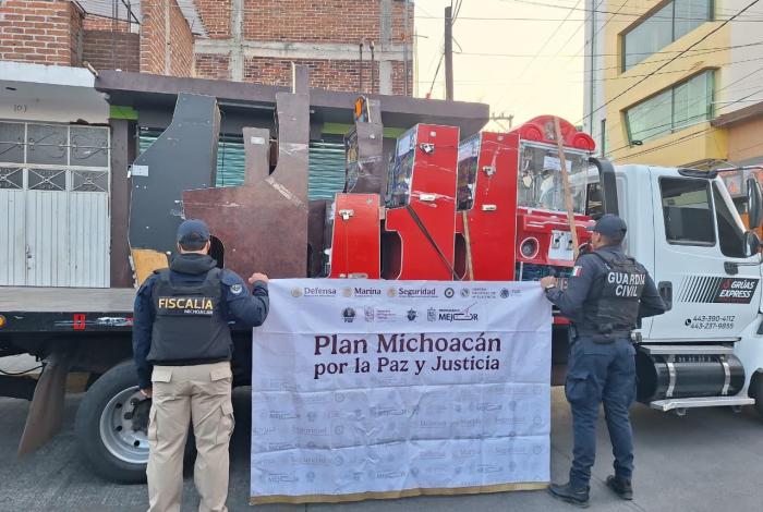Aseguran máquinas tragamonedas durante operativo en Quiroga