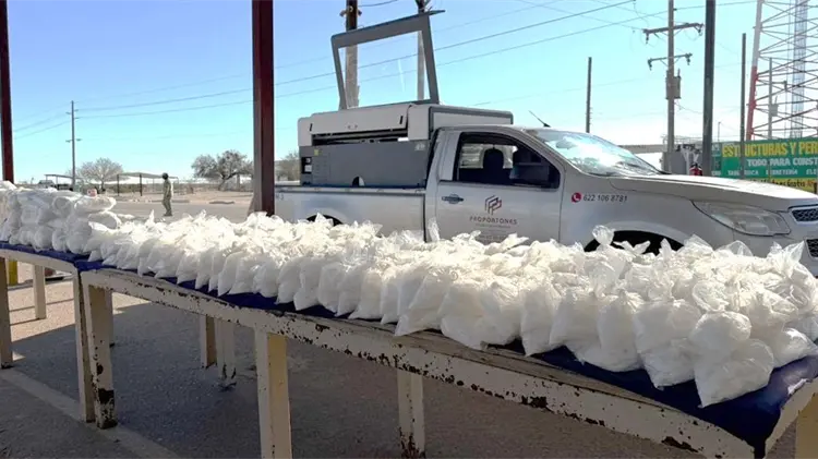 Aseguran mas de 200 kilogramos de droga en Sonora
