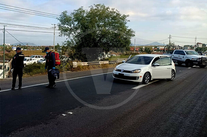 Asesinan a escolta del edil de Huiramba en la carretera Morelia-Pátzcuaro