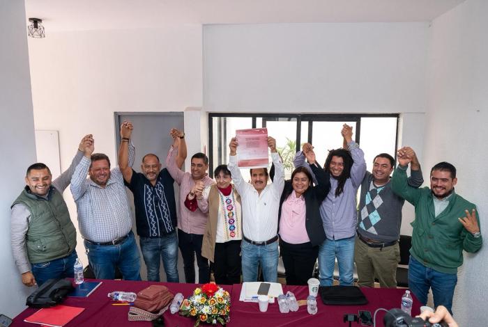 Aspirantes a coordinación de la 4T envían representantes a acuerdo de unidad