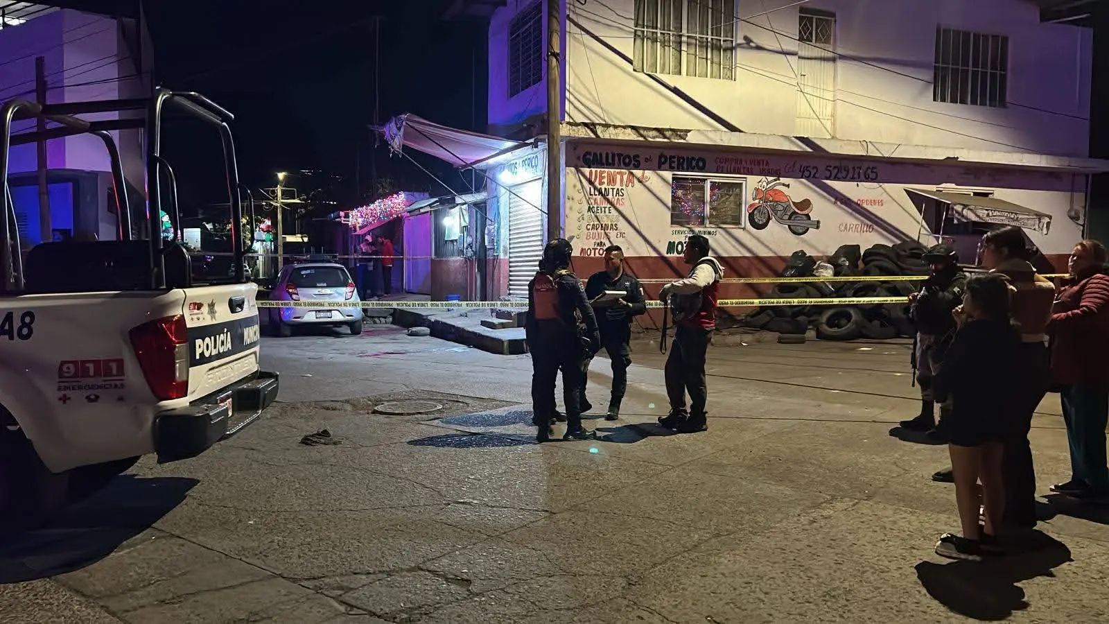 Atacan a balazos a dos hombres en Uruapan