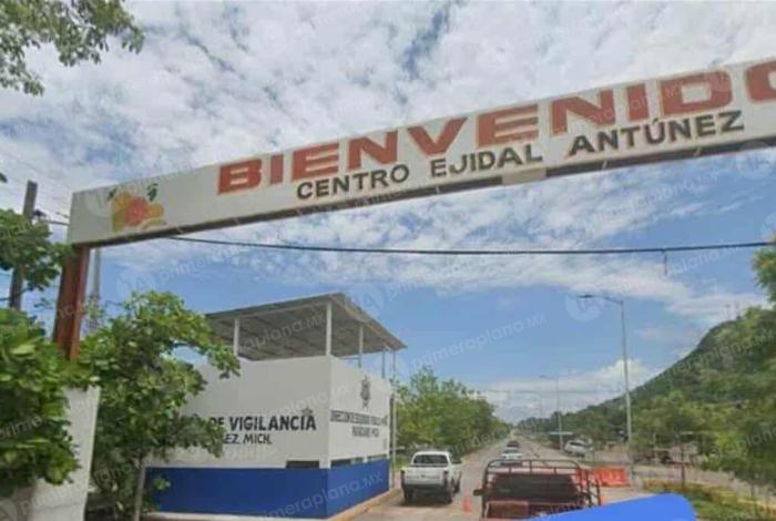 Atacan a tiros caseta de policía de Antúnez, en Parácuaro