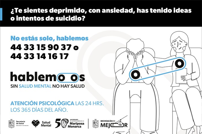 Atendidas 390 llamadas de salud mental: SSM