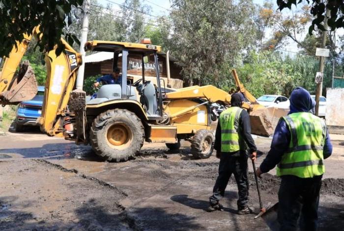 Atiende Gobierno de Morelia vialidades de la colonia Sentimientos de la Nación