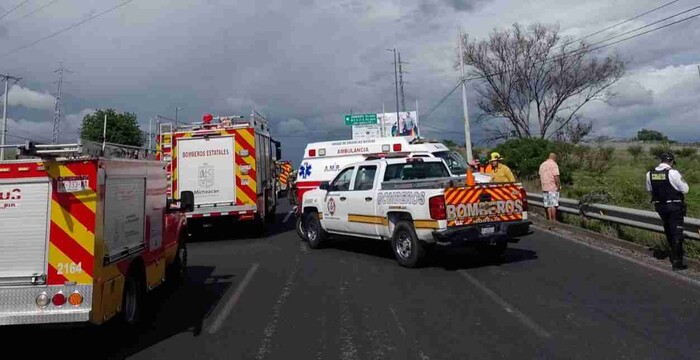 Atiende Gobierno estatal accidente en salida a Charo