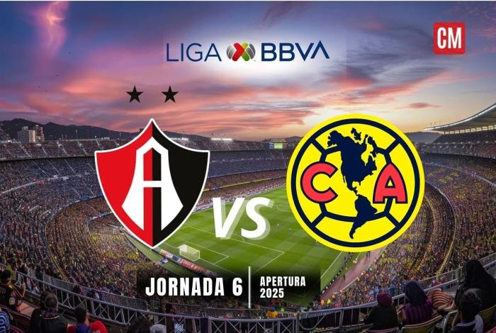 Atlas vs América: Horario y dónde ver el partido en vivo