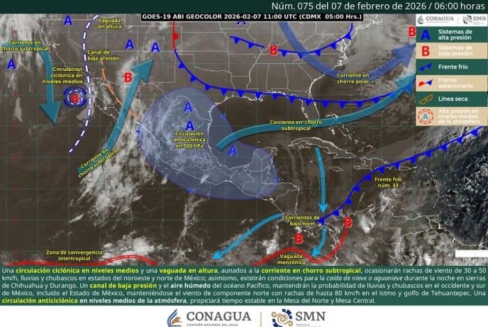 Autoridades de los tres niveles de gobierno mantienen protocolos preventivos por lluvias y evento de norte.
