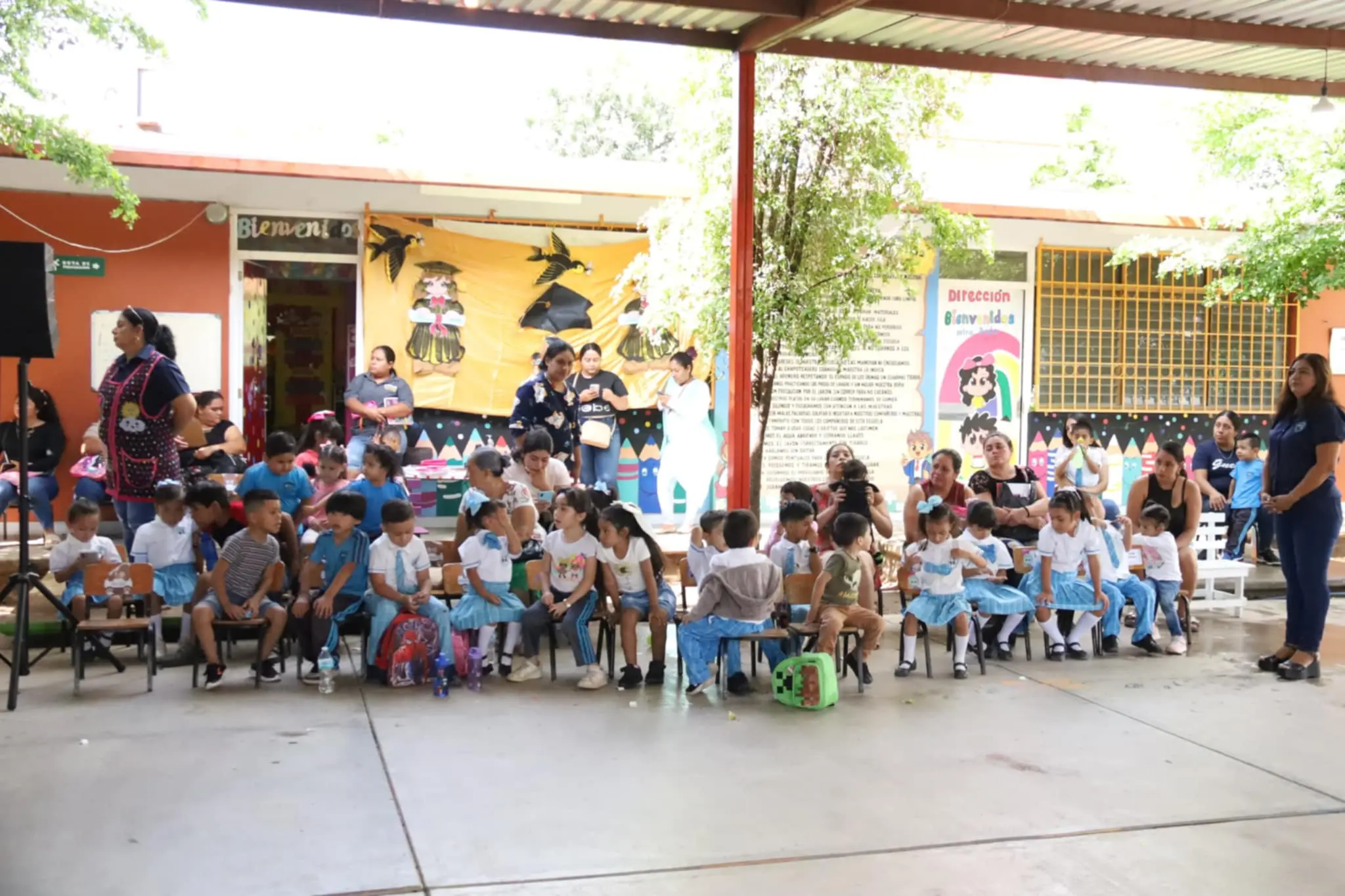 Ayuntamiento de Huetamo construye desayunadores en el jardín de niños “Federico Froebel”