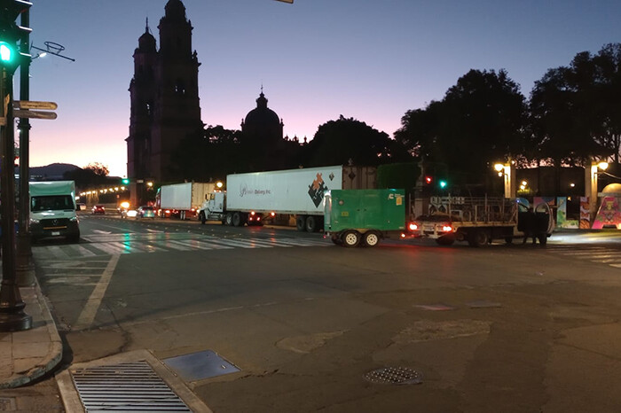 Ayuntamiento de Morelia emite alerta vial por cortes a la circulación en el Centro Histórico