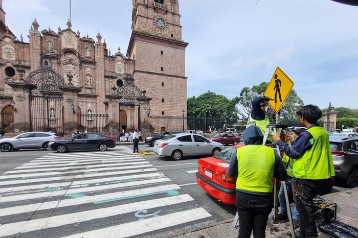 Ayuntamiento de Morelia inicia campaña de mejoramiento de Seguridad Vial