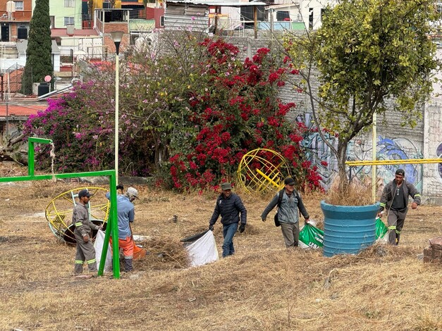 Ayuntamiento de Morelia realiza Jornada de Limpieza en Real Punhuato