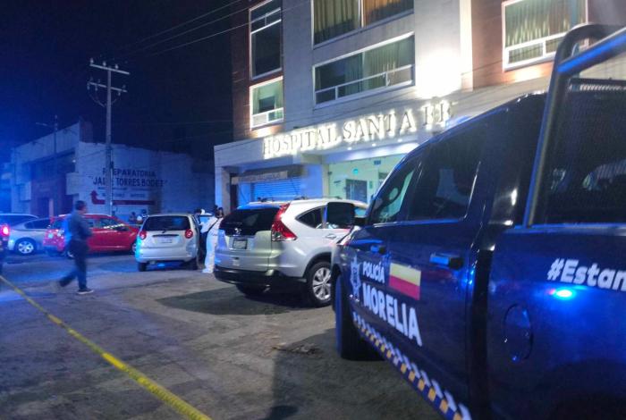 Balean a hombre en bar y muere camino al Hospital Santa Fe, en Morelia