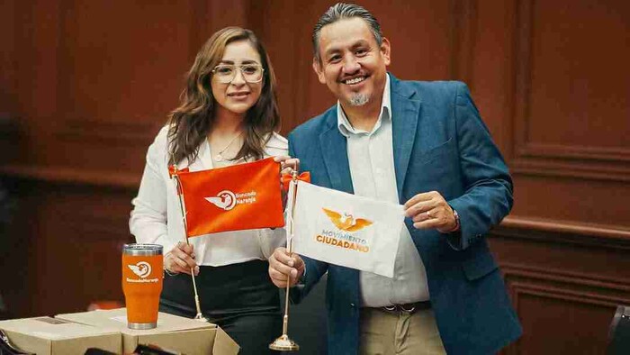 Bancada naranja comprometida con el desarrollo de Michoacán: Víctor Manríquez y Grecia Aguilar