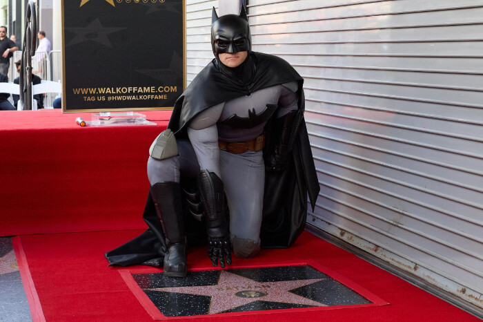 Batman, el primer superhéroe con una estrella en el Paseo de la Fama de Hollywood