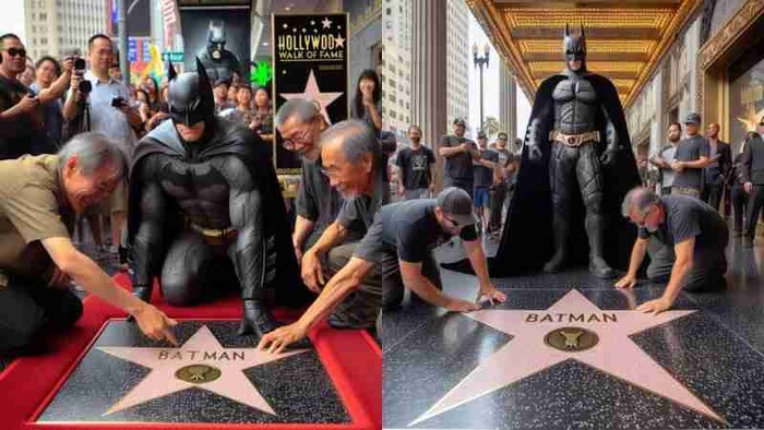 Batman se convierte en el primer superhéroe con una estrella en el Paseo de la Fama de Hollywood