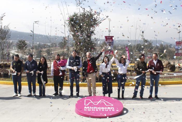 Bedolla cumple con el sur de Morelia: Inaugura ampliación de avenida Amalia Solórzano