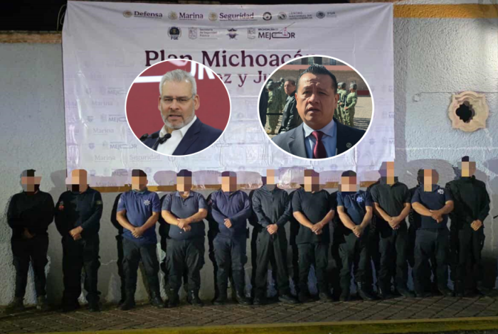 Bedolla pide investigar a policías por posible  colusión con el crimen y no participar en los operativos del domingo