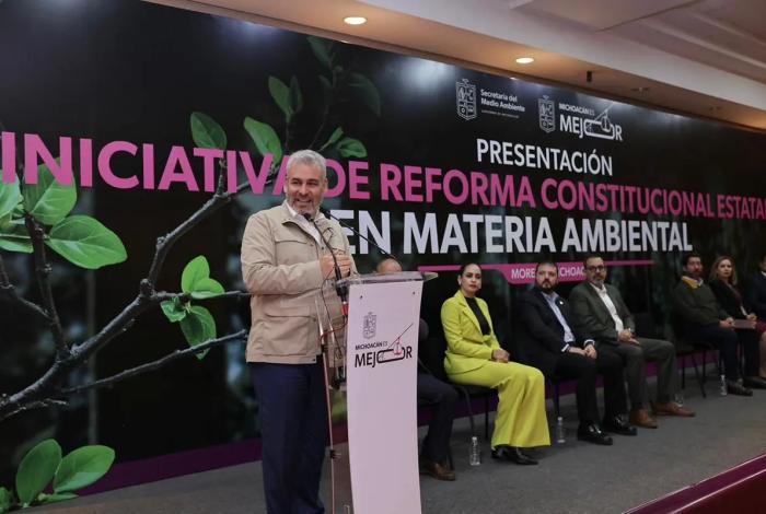Bedolla presenta iniciativa de reforma ambiental; Guardián Forestal será constitucional