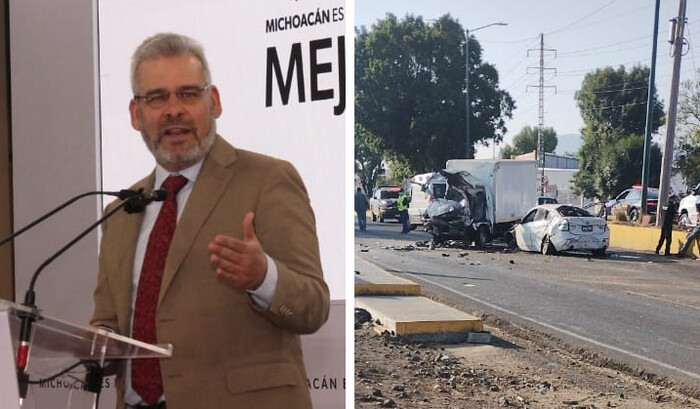 Bedolla rechaza influyentismo en caso del conductor del BMW que causó fatal accidente en el periférico de Morelia