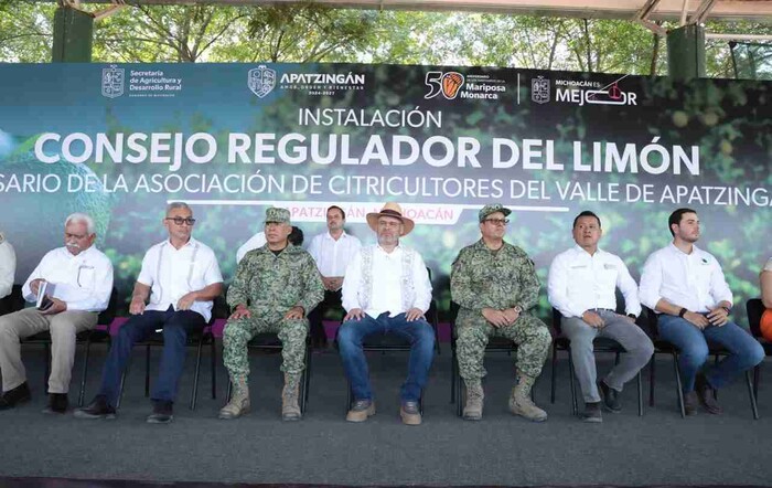 Bedolla toma protesta al Consejo Regulador del Limón; llama a unidad del sector