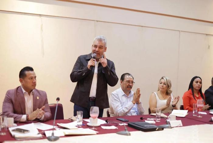 Bedolla y autoridades del PT refrendan compromiso en beneficio de Michoacán