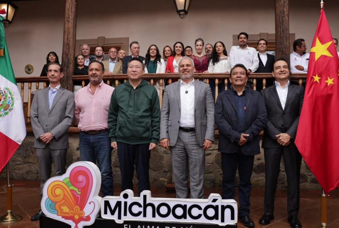 Bedolla y embajador de China impulsan agenda económica y turística para Michoacán