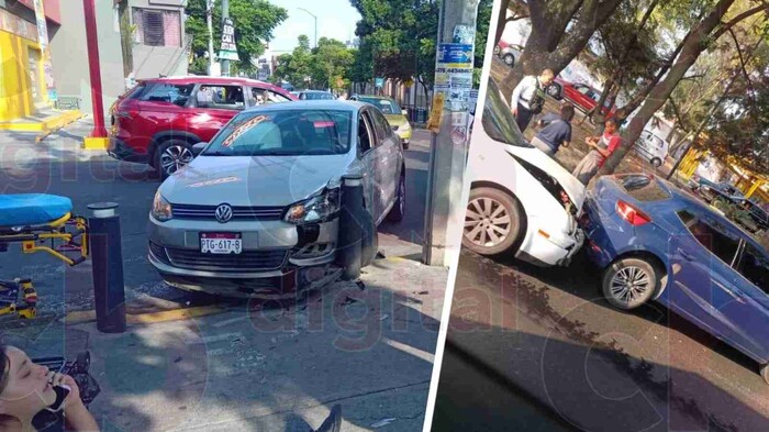 Bloqueos en Morelia ocasionan siniestros automovilisticos