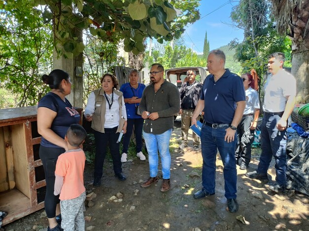 Brigadistas de la SSM atienden afectaciones por lluvias en Tuxpan