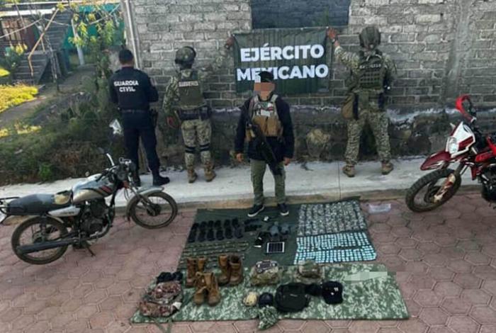 Cae colombiano apodado "El R-1", presunto jefe delincuencial en Salvador Escalante