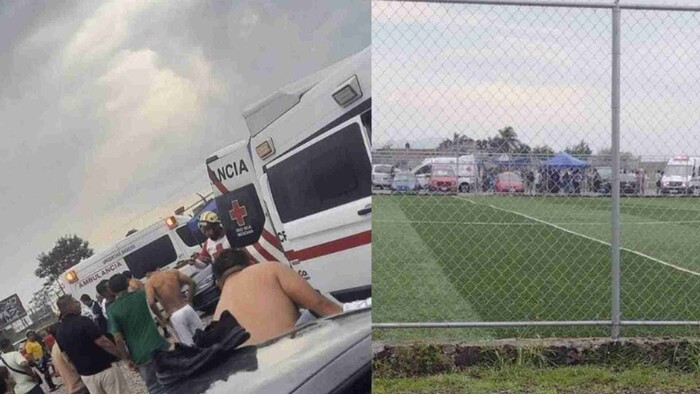 Cae rayo durante partido de fútbol en Morelos; 5 personas resultaron heridas