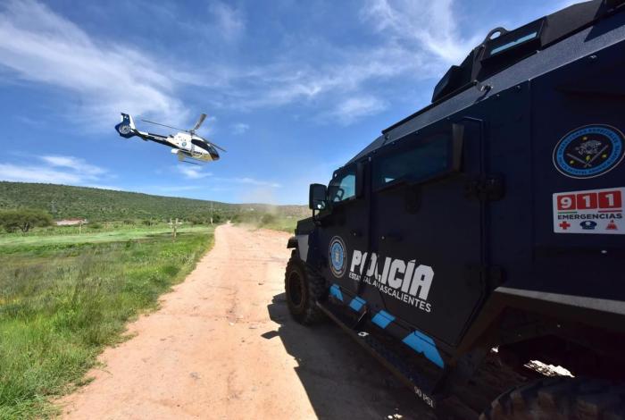 Caen 18 sicarios del CJNG en Aguascalientes tras operativo por tierra y aire