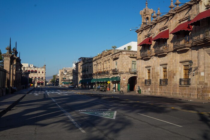 Calles morelianas vacías; la mañana de navidad 2024