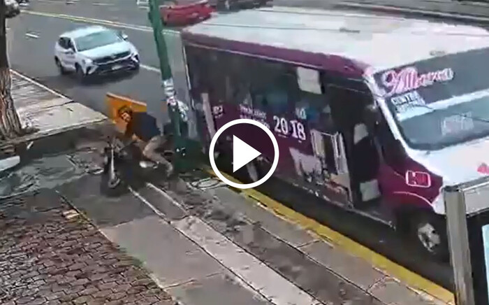 Camión atropella a motociclista en la Ventura Puente de Morelia