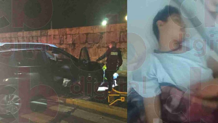 Camioneta lo aplasta con el Acueducto de Morelia y le fractura la pelvis y fémur