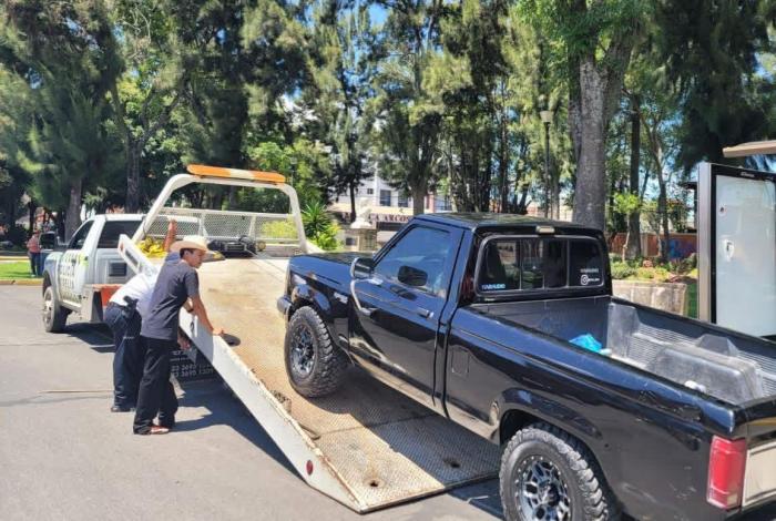 Cancela Gobierno de Morelia cobro por arrastre de vehículos recuperados