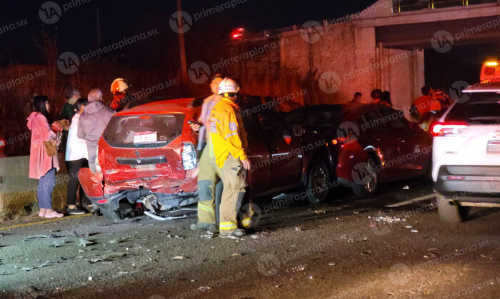 Carambola en la Pátzcuaro-Morelia deja cinco lesionados