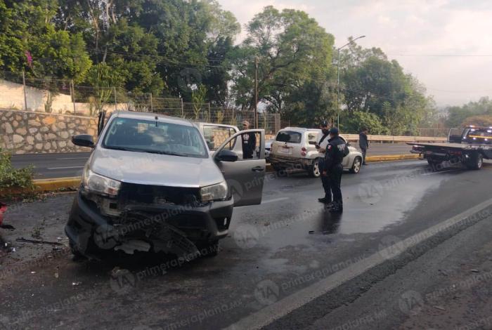 Carambola frente a Casa Michoacán deja dos les1onados