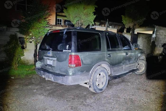 Cateo en Crescencio Morales deja un det3nido y una camionetz asegurada