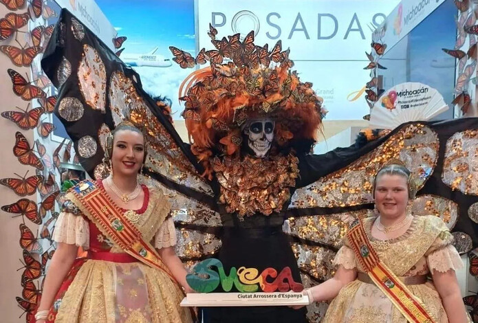 Catrina Monarca, embajadora de Michoacán en la Fitur 2025