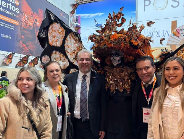 Catrina Monarca, embajadora de Michoacán en la Fitur