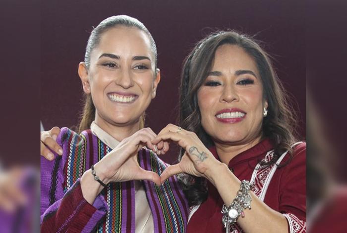 Causa polémica presencia de imitadora de Sheinbaum en informe de senadora de Morena