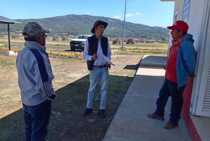 Ceac brinda asesoramiento a comunidad de Sevina para optimizar planta de aguas residuales