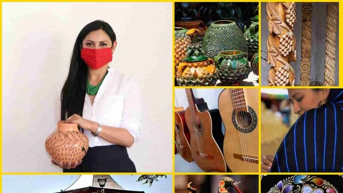 Celebra Araceli Saucedo Reyes reconocimiento internacional de las artesanías de Santa Clara del Cobre