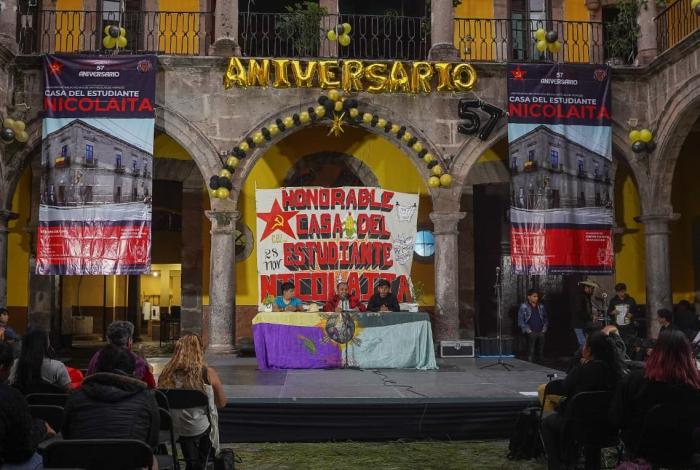 Celebran 57º aniversario de la Casa del Estudiante Nicolaita