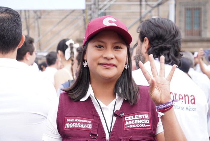 Celeste Ascencio no descarta buscar gubernatura de Michoacán en 2027