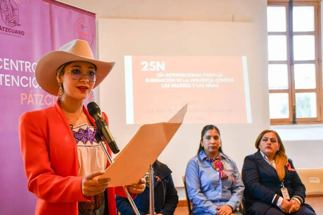 Cero tolerancia a la violencia hacia las mujeres: Andrea Rodríguez impulsa acciones firmes en Pátzcuaro