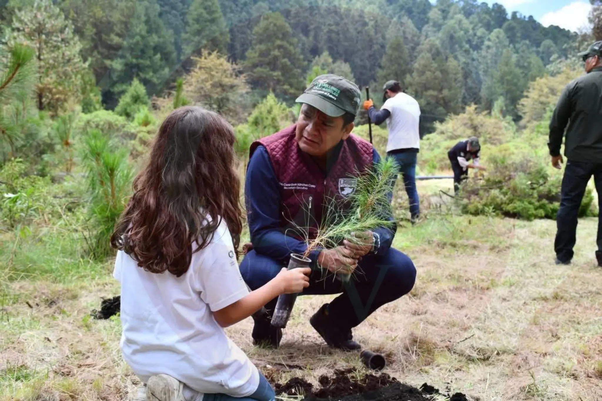 César Erwin Sánchez Coria encabeza campaña de reforestación 2025